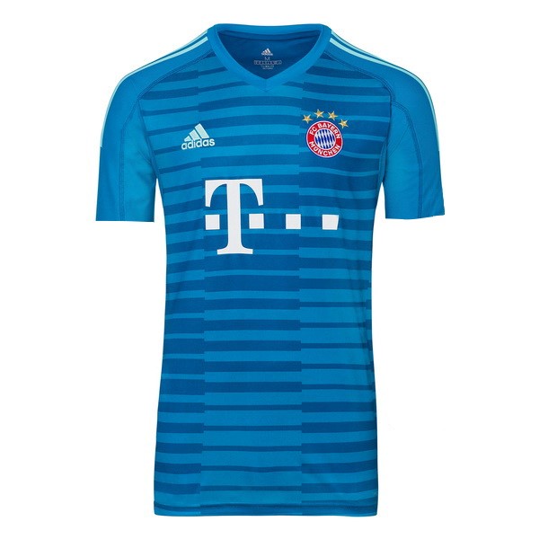 Camiseta Bayern Munich Replica Segunda Ropa Portero 2018/19 Azul